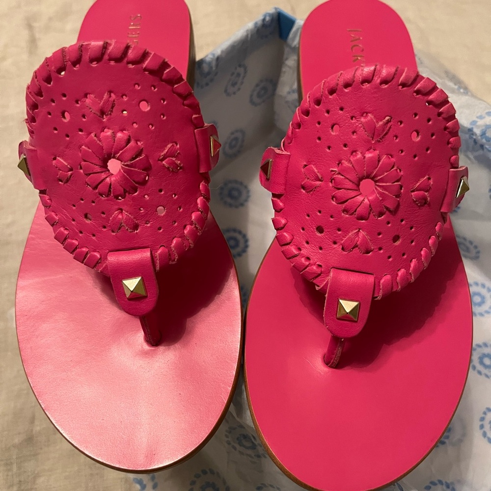 Pink Jack Rogers sandal